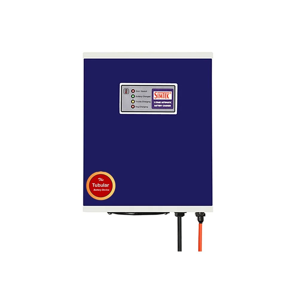 Simtek Tall Tubular Battery Charger (12V, 30A)